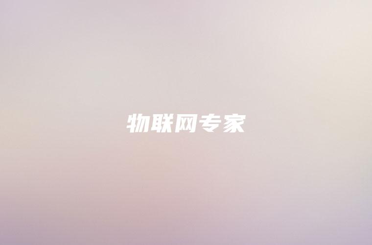 物联网专家