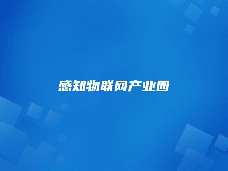 感知物联网产业园