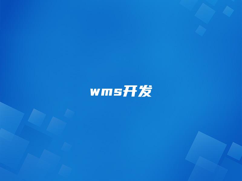 wms开发