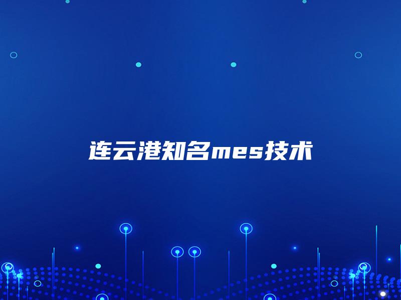 连云港知名mes技术